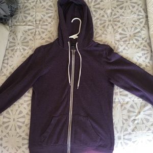 Purple zip up jacket